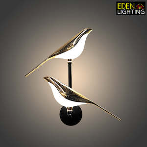 Electric light fittings: Modern Wall light Color change Gold 8008-2W