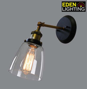 Electric light fittings: Glass Industrial Wall Light  SUN02