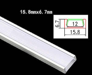 Electric light fittings: Aluminum Extrusion (Surface) per meter