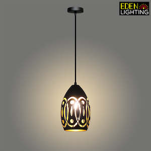 Pendant light Iron Black/Gold ED203