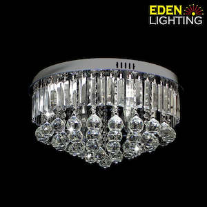 Electric light fittings: Modern Ceiling  light Chrome 7156 500mm