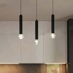 Pendant light LED Color change Black ED78-3-80