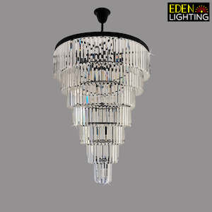 Modern Chandelier Black 9263-800H