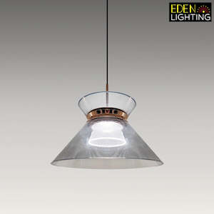 LED Pendant light Smoke glass 0081