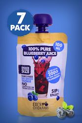 Fruit juices, single strength or concentrated: 7 x 100ML Blueberry Juice