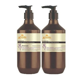 Angel LAVENDER VIOLET TONE Shampoo & Conditioner 400ml Bundle