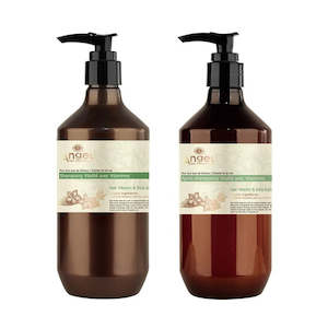 Angel: Angel HAIR VITAMIN & INCA INCHI OIL Shampoo & Conditioner 400ml Bundle