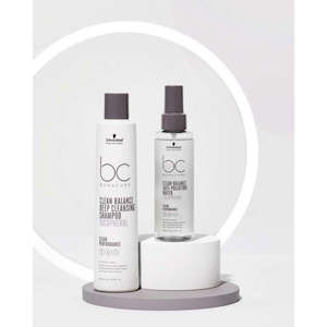 Bc Bonacure: Bc Bonacure Clean Performance Clean Balance Deep Cleansing Shampoo and  Balance Anti-pollution Water Duo