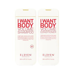 Eleven Australia I Want Body Volume Shampoo & Conditioner 300ml Bundle