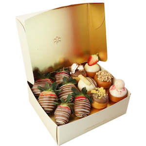 Specialised food: Gourmet Donut and Strawberry Gift Box