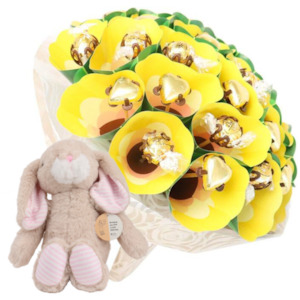 Specialised food: Sunshine Chocolate Bouquet and Bunny