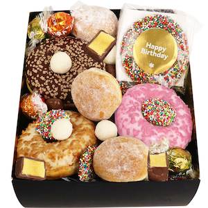 Specialised food: Happy Birthday Donut Treat Gift Box