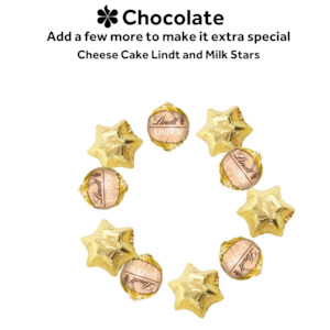 Cheesecake Lindt Balls and Gold Stars (Extra)