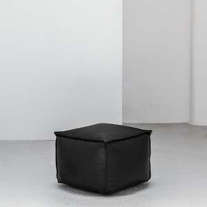 Small Octaaf Ottoman - Black