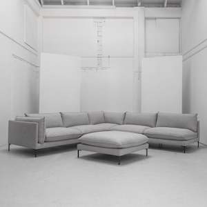 Sabine LAF Modular Sofa + Ottoman - Stone Grey