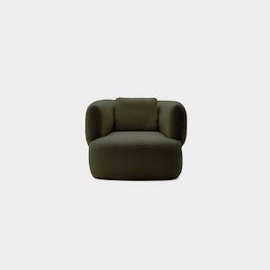 Martina Armchair - Olive + Boucle