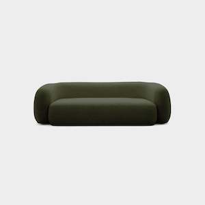 Martina 3 Seater Sofa - Olive + Boucle