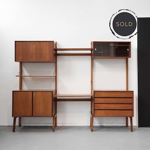 Late 1950's Teak Wall Unit - Denmark