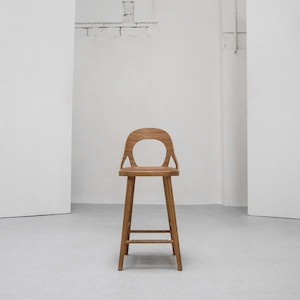 Indoor Outdoor Chairs: Colibri Barchair - Oak + Camel