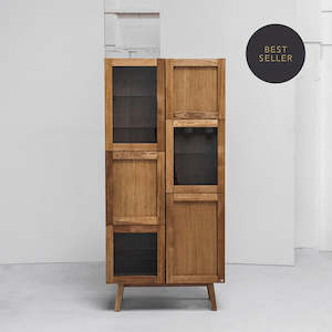 Rainbow Vitrine - Oak