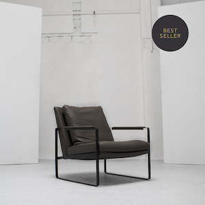 Leman Armchair - Tobacco + Leather