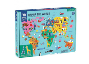 Map of the World Puzzle 78pcs