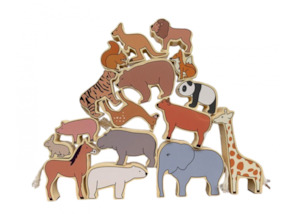 At the Zoo Animals 16pcs