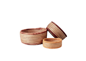 Natural Coloured Nesting Bowls Set of 3