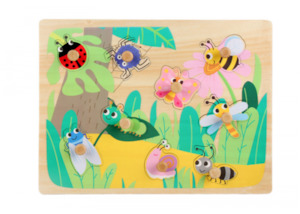 Toy: Insect World Puzzle with Knobs