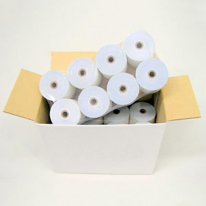 50 Box Point of Sale 2-Ply Kitchen Paper Rolls 75mm x 75mm