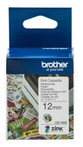 Products: Brother CZ-1002 12mm Printable Roll Cassette