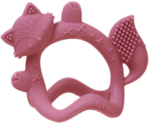 Clothing: B.Box Wrist Teether -- Blush Fox