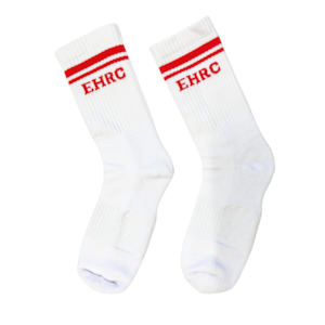 EHRC Performance Running Sock - White