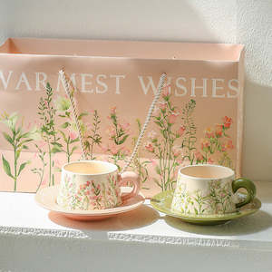 Romantic Floral Cup & Saucer GIFT SET