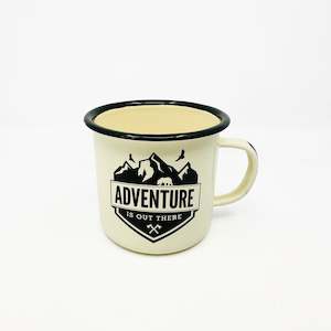 Adventure Is Out There Enamel Mug 350ml