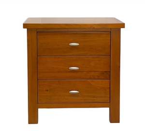 Furniture: Fontain 3-Drawer Bedside