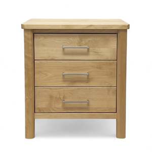 Furniture: Boston 3-Drawer Bedside