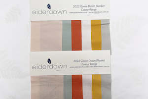 Blanket Colour Range Sample Swatch