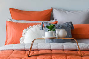 Linen Pillowcase - Terracotta Clay