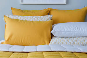 Linen Pillowcase - Autumn Gold