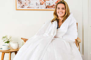 Synthetic fibre textile: Hungarian Duck Down Four Seasons Duvet - Made in NZ