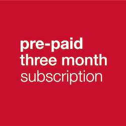 Coffee: Pre-Paid 3 Month Subscription