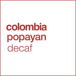 colombia popayan — decaf