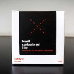 Coffee: [eighthirty black label] brazil  santuario sul - filter