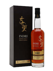 Indri Dru Ex Bourbon Cask Strength Whisky 700ml