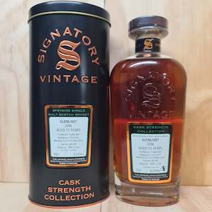 Glenlivet ' Signatory Cask Strength Collection ' 15 Year Old 2006 Sher…