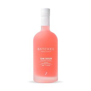 Ready To Drink: Batched Gin Sour - Strawberry & Rhubarb Cocktail 725ml