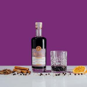 New Zealand Gin: Hum Dinger New Zealand Made Wild Cherry Gin Liqueur 500mL