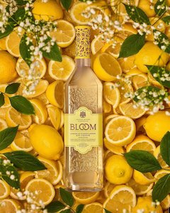 England Gin: Bloom Lemon & Elderflower Gin Liqueur 700ml