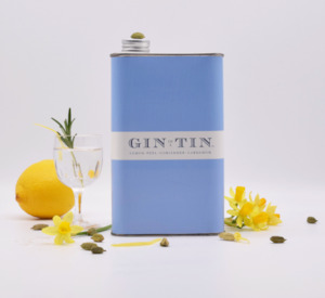 England Gin: Gin in a Tin No.2 Lemon Peel Coriander Cardamom 500ml